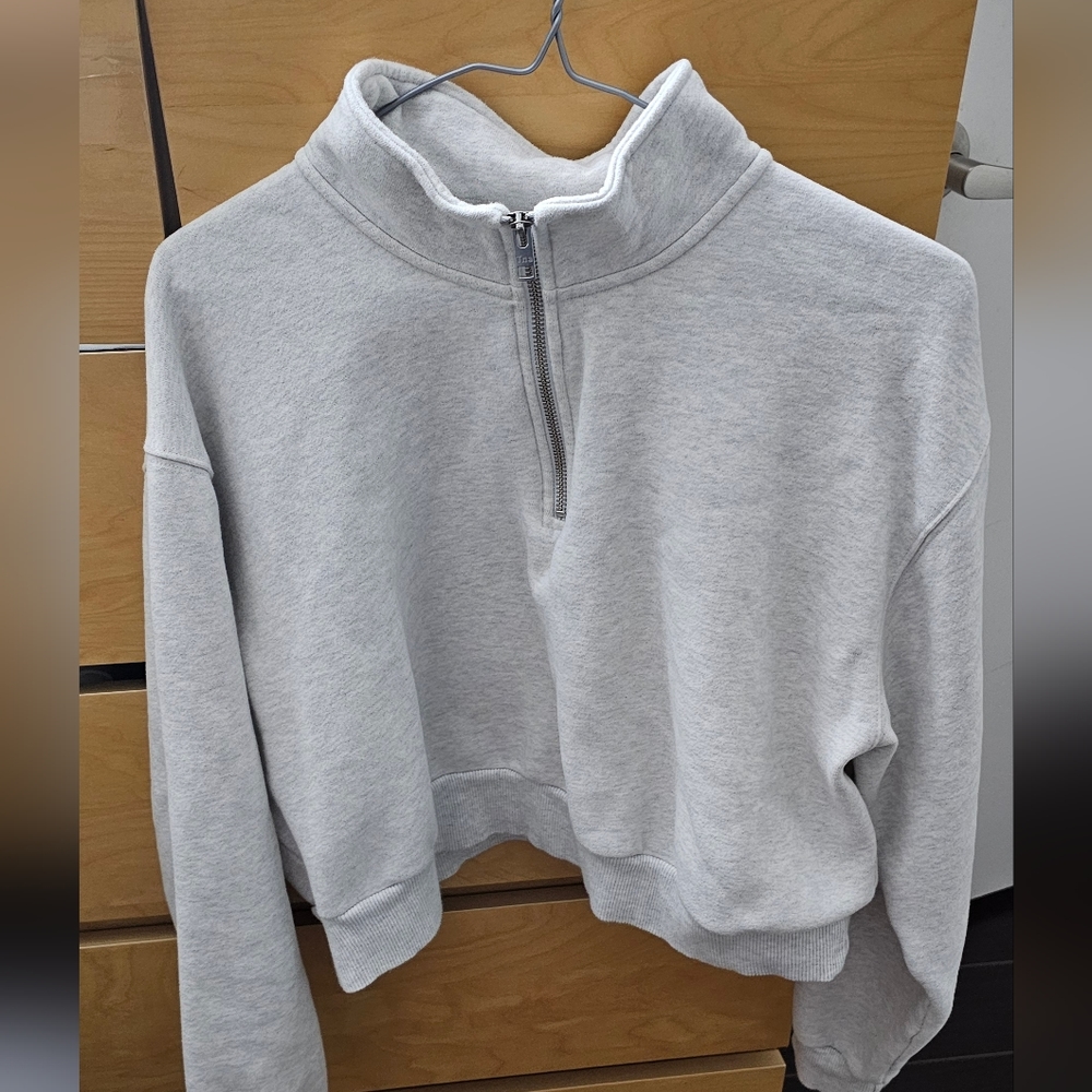 TNA Cozy Fleece Perfect 1/4 Zip Sweatshirt